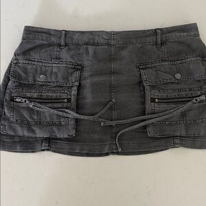 Urban Outfitters Charcoal Elastic Waistband skirt